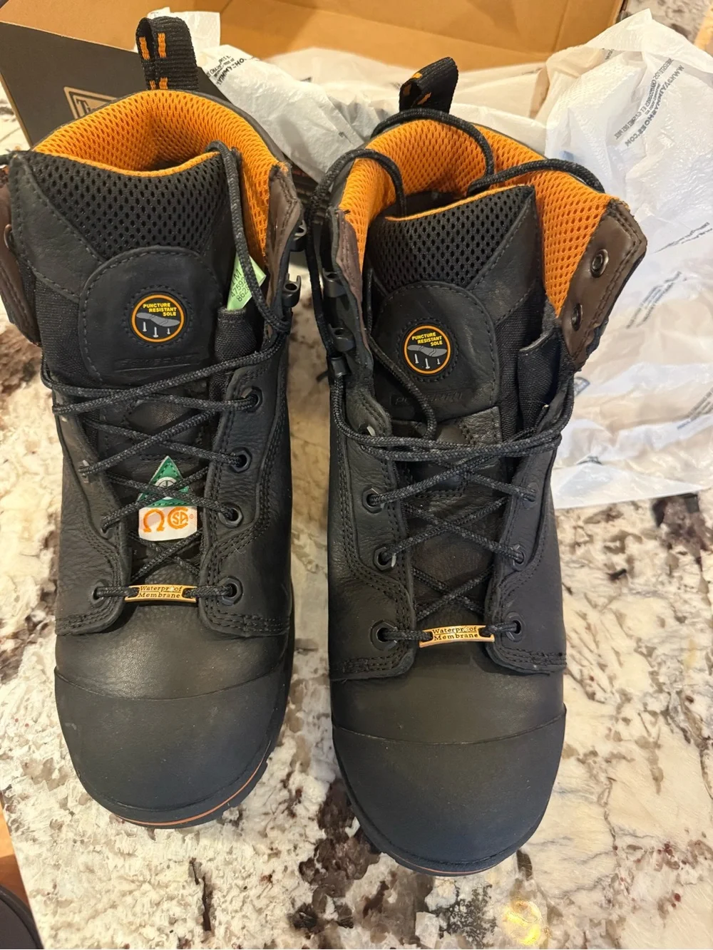 Timberland PRO Endurance PR 6” Steel Toe Work Boots Men’s Size 11 black